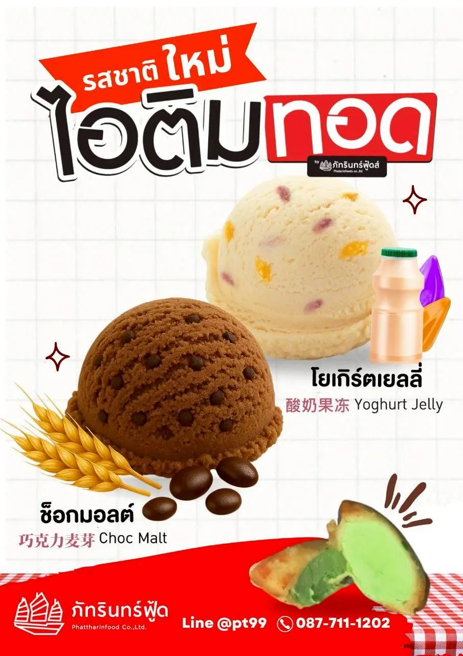 ตกแต่งรูป ไอติมทอด